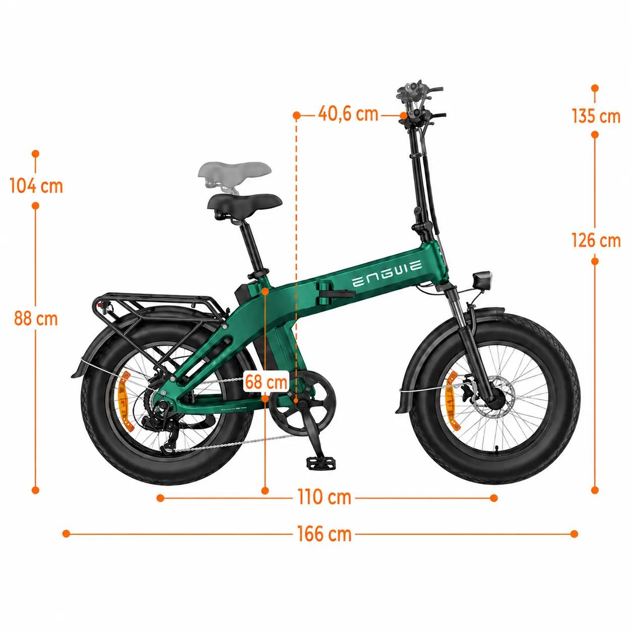 EP2 3.0 BOOST opvouwbare Ebike 648Wh - Koppelsensor  75 Nm - Fatbike 20 x 4 2/8