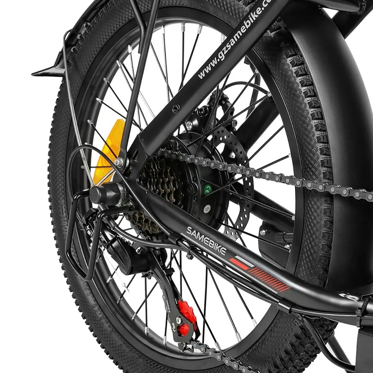 SAMEBIKE CY20 opvouwbare elektrische fiets, 36V 12Ah accu, 20*2,35" spaakwielen 5/6