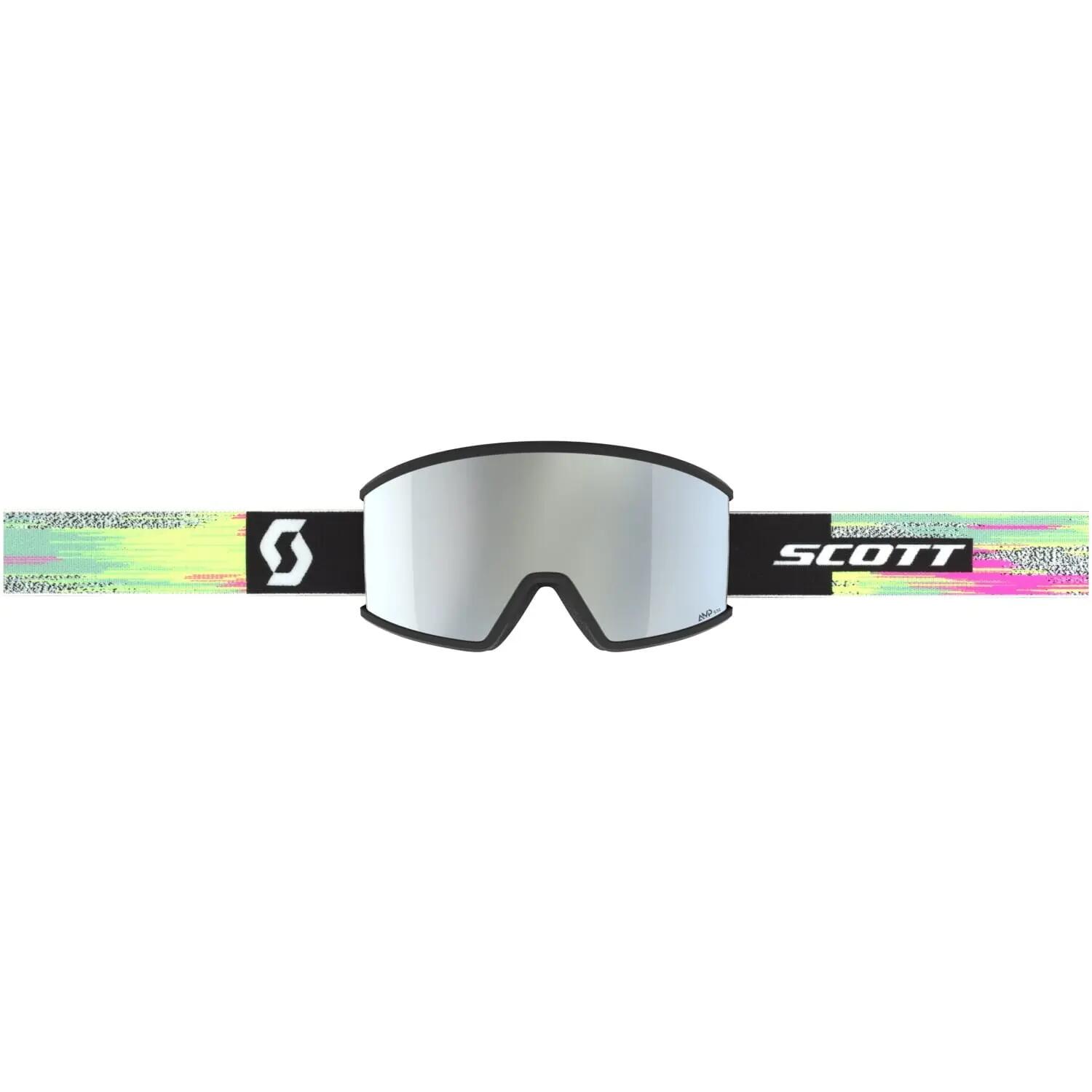 Máscara de esquí Scott AMBIT COMPACT lente AMP WHT CHR S2 2/3