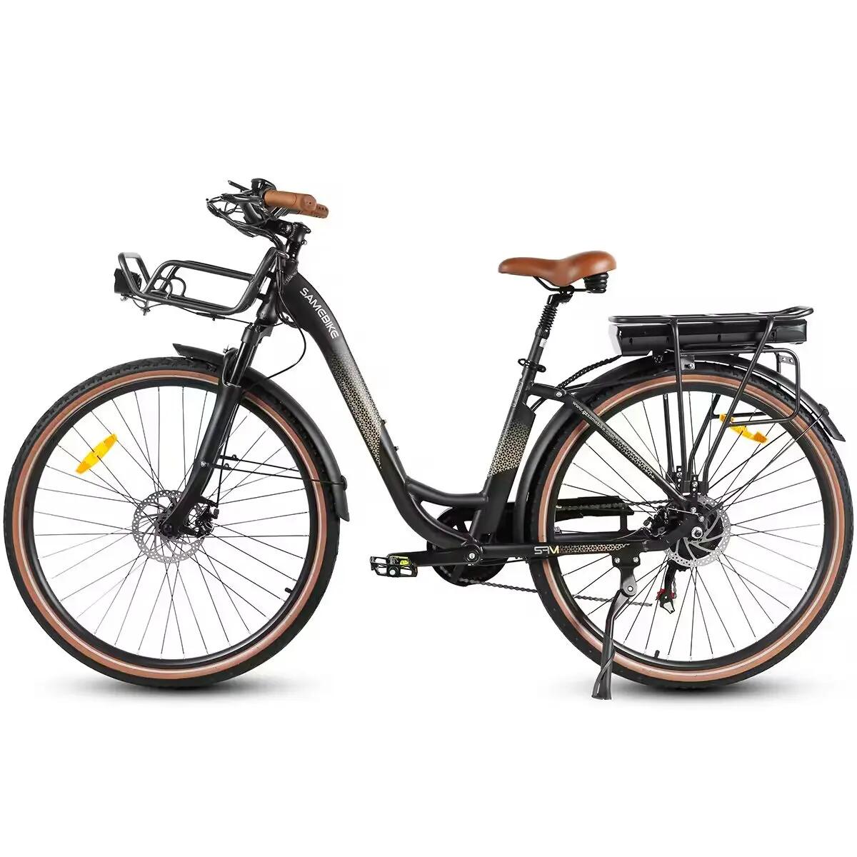 Bici Elettrica RS-A07 28" Batteria 36V 13Ah 80km Città Donna Shimano 7 Marce 4/7