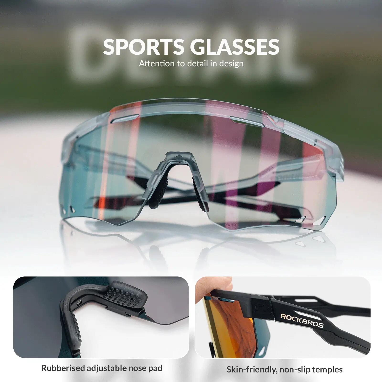 ROCKBROS Selbsttönend Sonnenbrille UV400 4/7