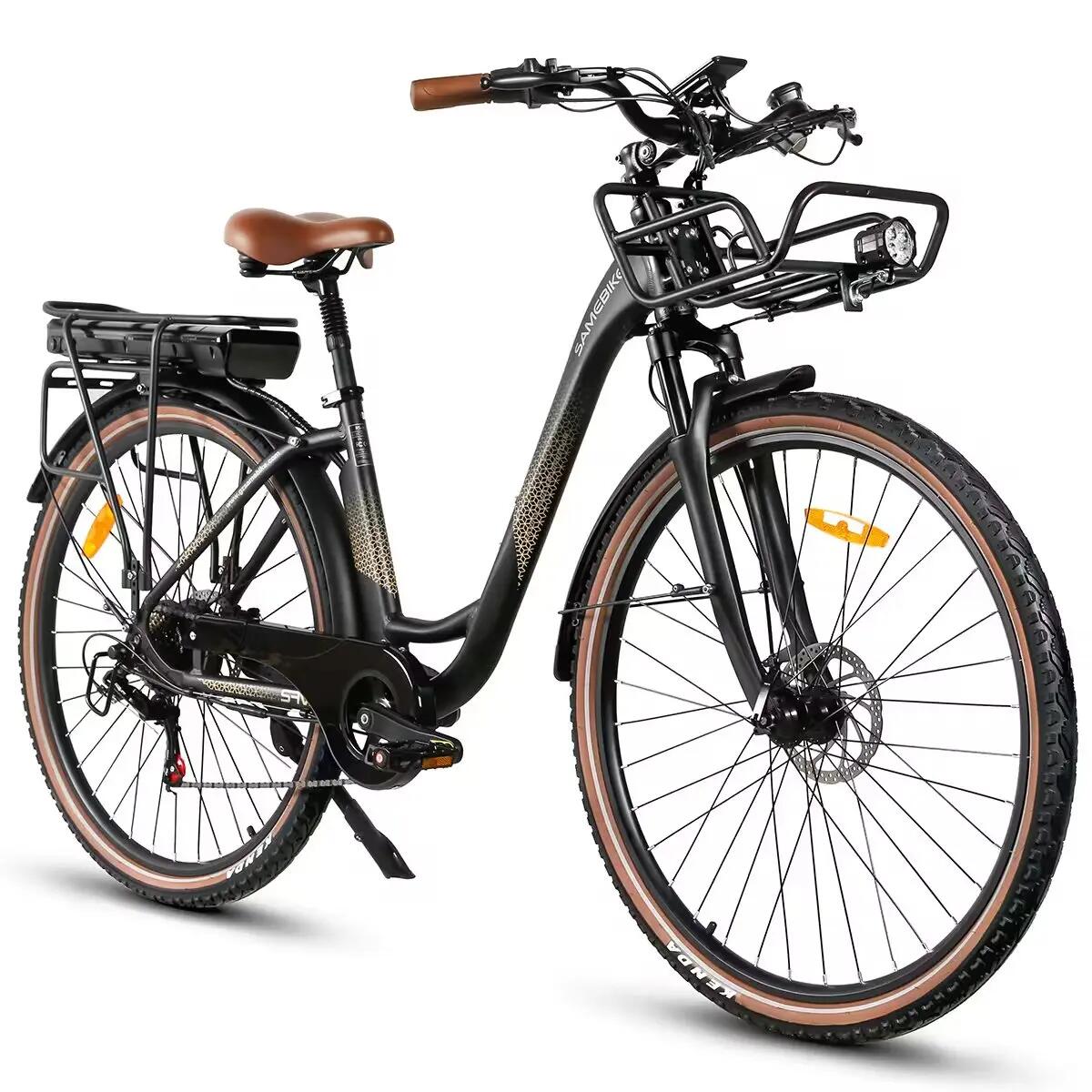 Bici Elettrica RS-A07 28" Batteria 36V 13Ah 80km Città Donna Shimano 7 Marce 3/7