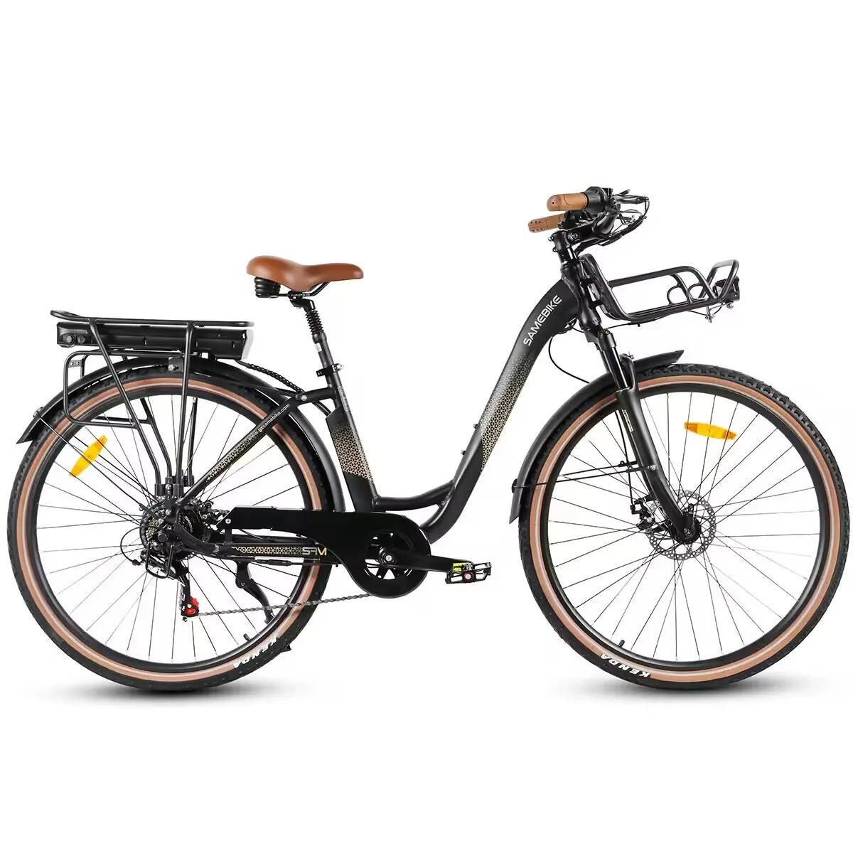 Bici Elettrica RS-A07 28" Batteria 36V 13Ah 80km Città Donna Shimano 7 Marce 2/7