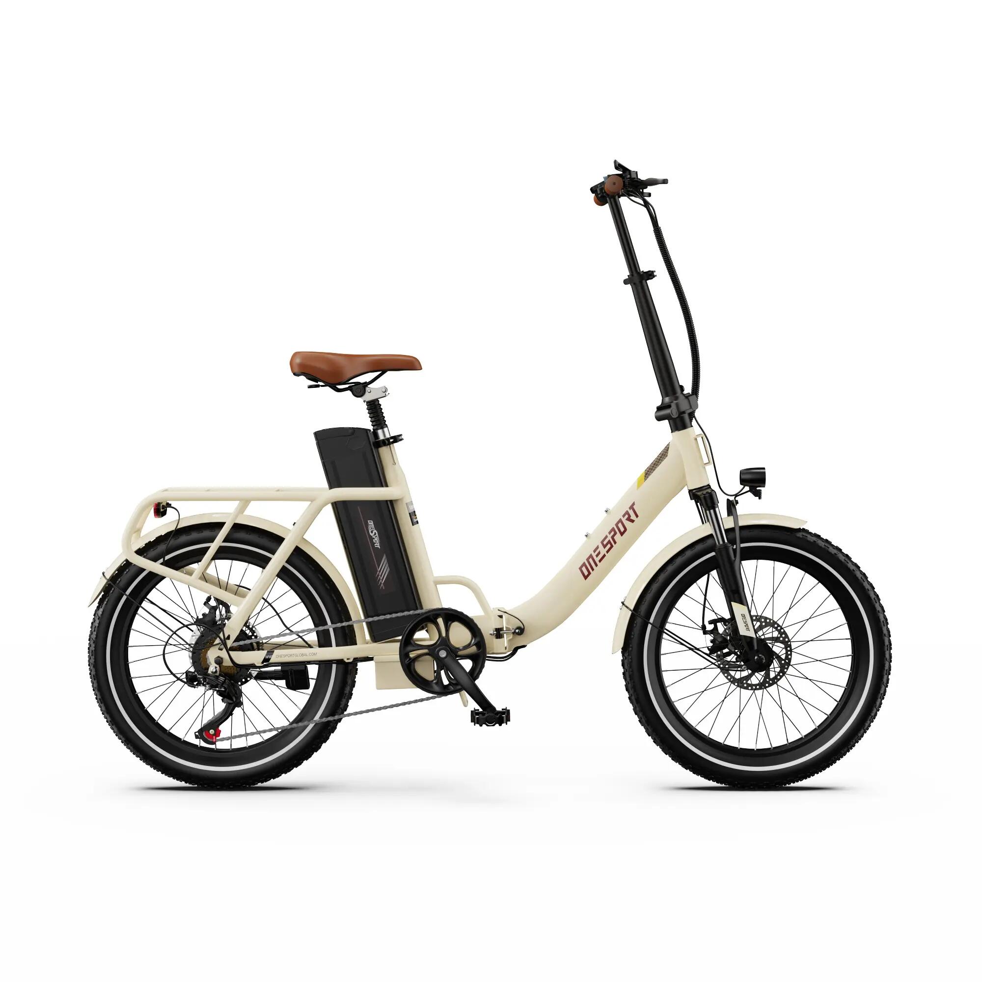 Bicicleta Eléctrica Urbana OT16-2, Batería 48V 17Ah, Neumático 20" 4/13