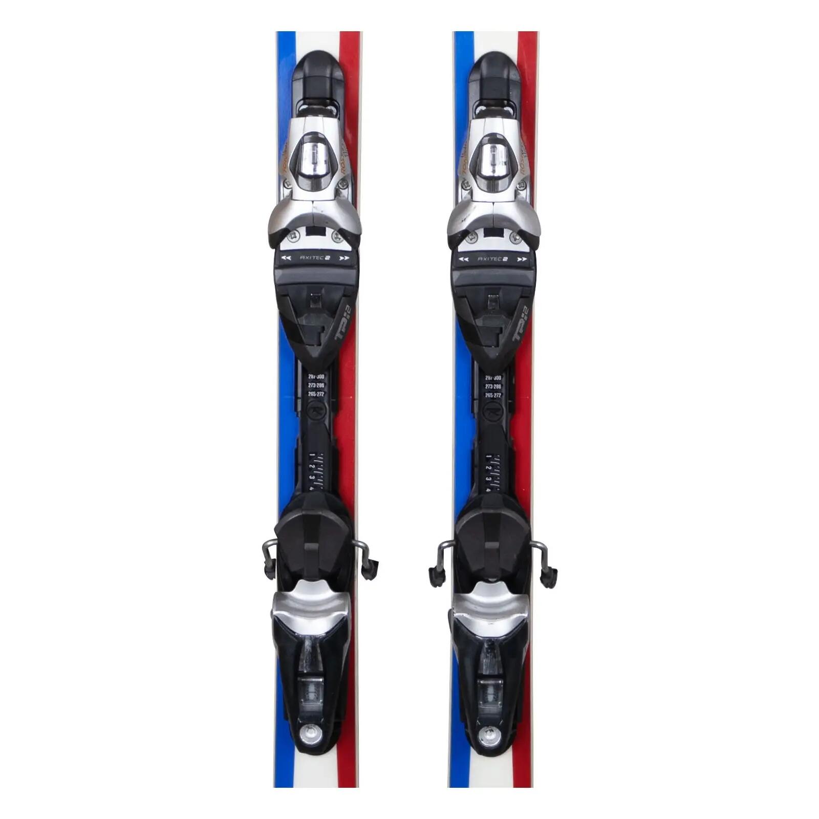 RECONDITIONNE - Ski Rossignol Equipe Suisse + Fixations 3/4