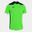 T-shirt manga curta Rapaz Joma Championship vi verde fluorescente preto