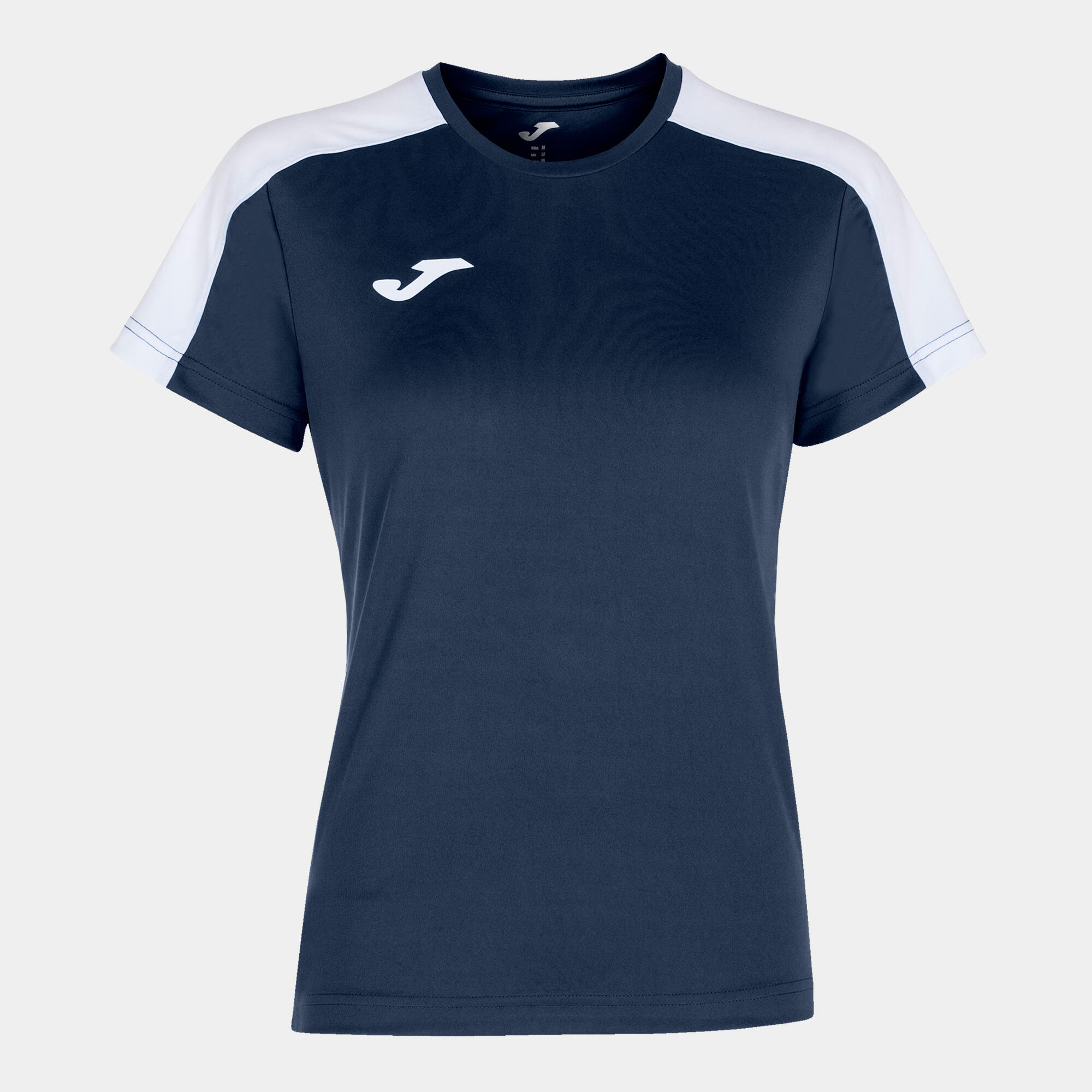Joma - Maillot Manches Courtes Football Femme Joma Academy Iii Bleu Marine - T-shirt Manches Courtes - Blanc|bleu - 36 Xs - Decathlon