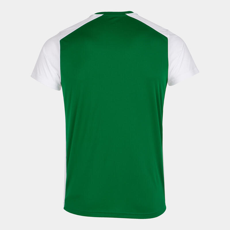 Maillot manches courtes Homme Joma Record ii vert blanc