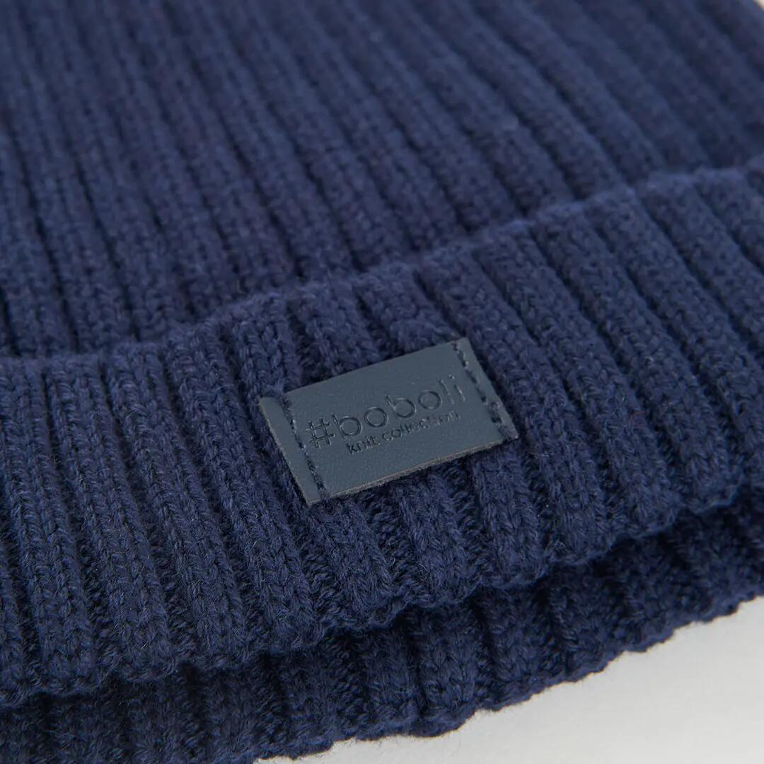 Gorro azul marino 2/3