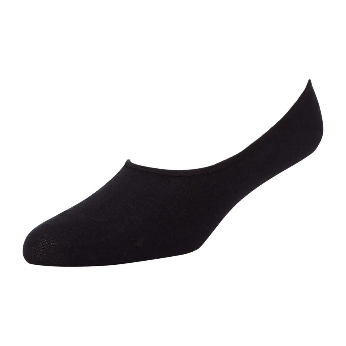 "Invisible" Socken für (3erPack) Damen Weiß/Schwarz 4/4