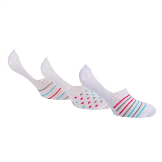 Lot De 3 Socquettes Femme (Blanc)