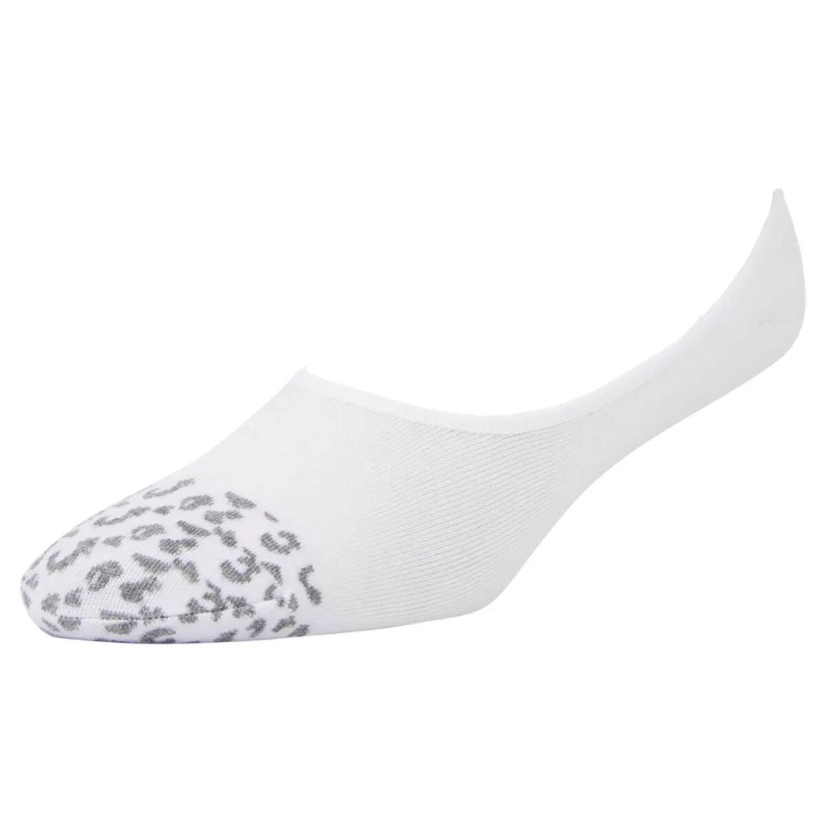"Invisible" Socken für (3erPack) Damen Weiß/Schwarz 3/4