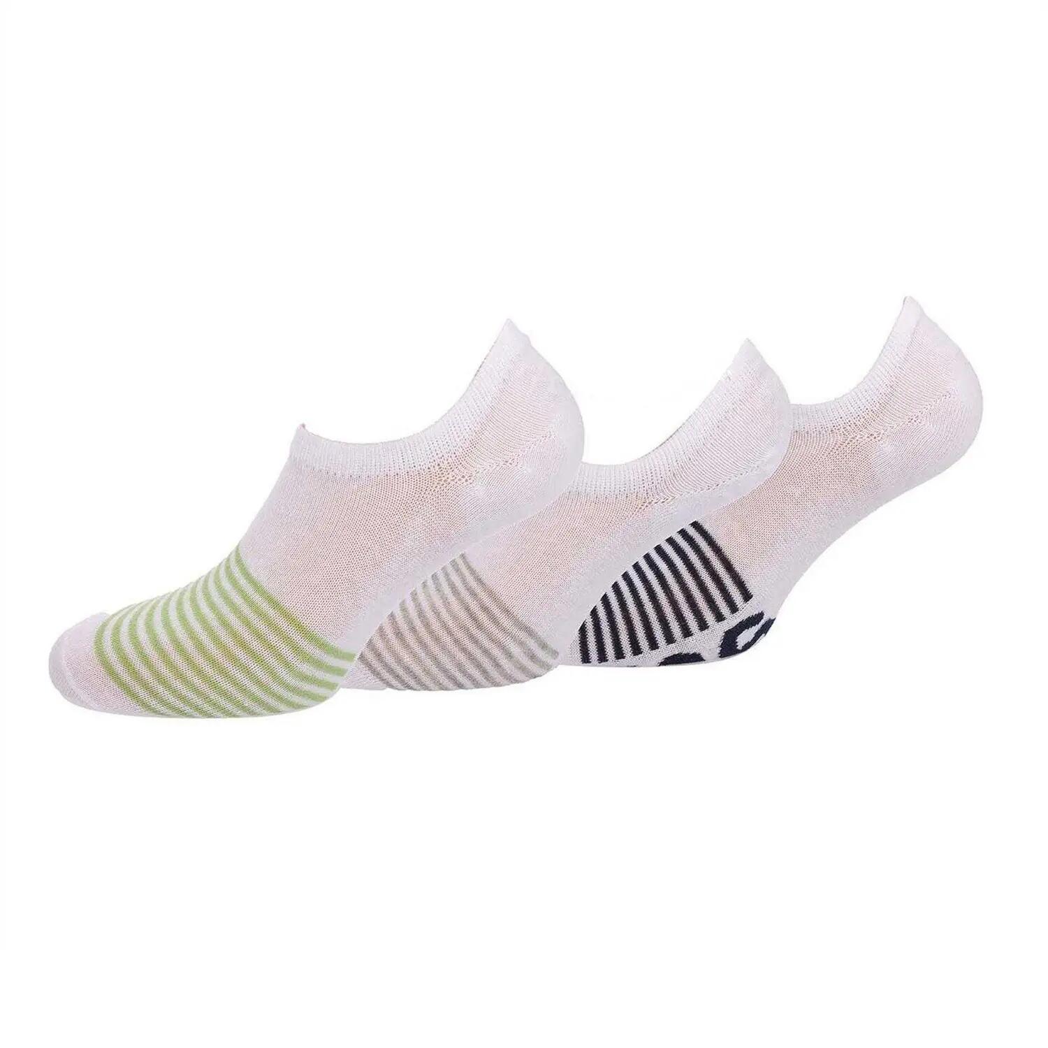 Lot De 3 Socquettes Femme (Blanc) 2/3