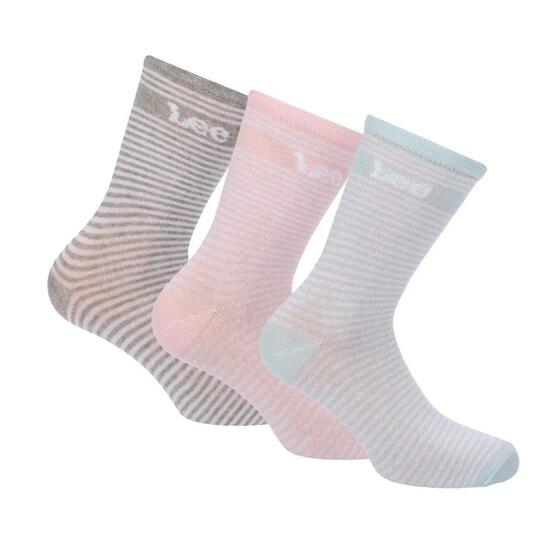 Lot De 3 Socquettes Femme (Rose)