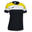 Maillot manches courtes Femme Joma Crew iv noir jaune blanc