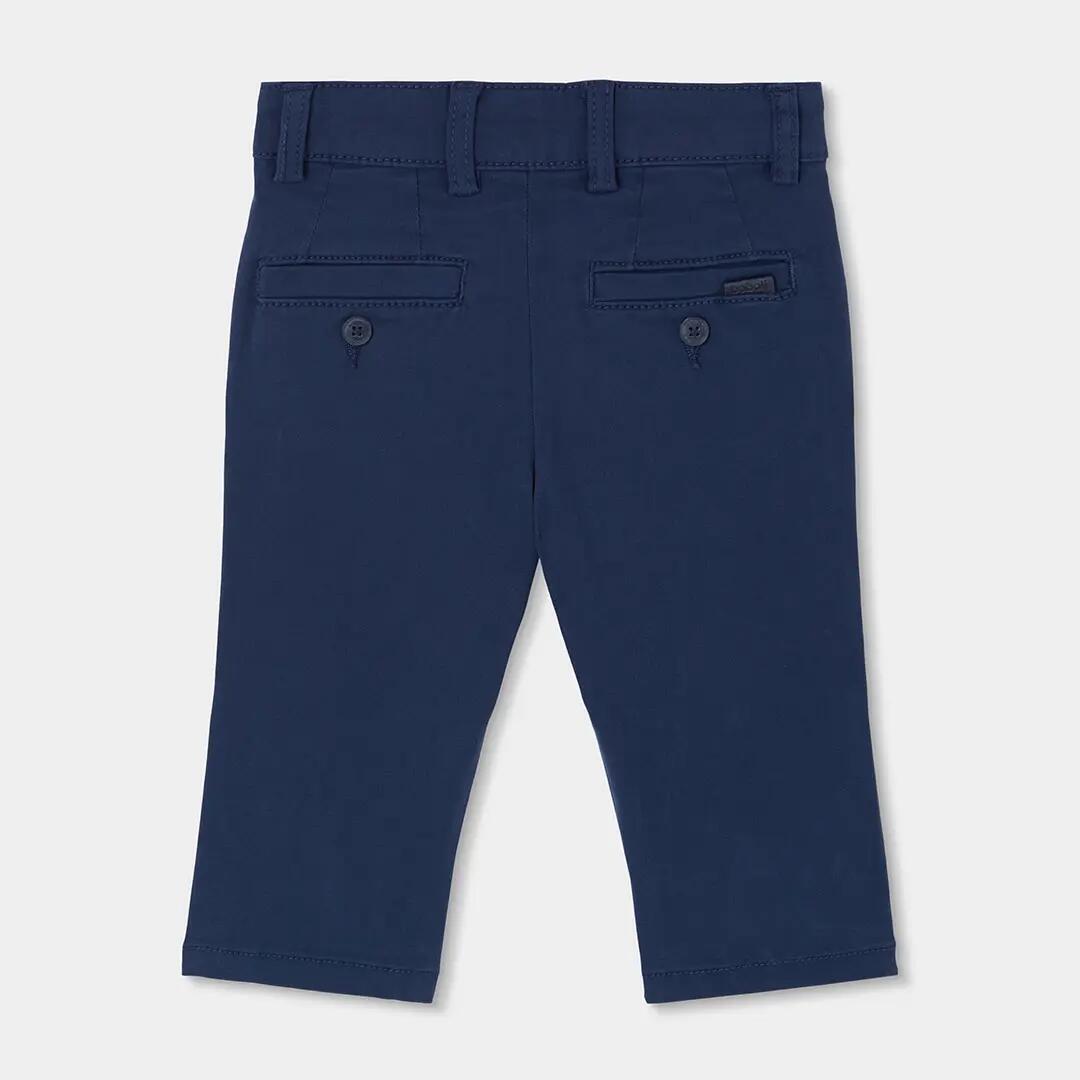 Pantalón satén niño azul marino elástico 2/4