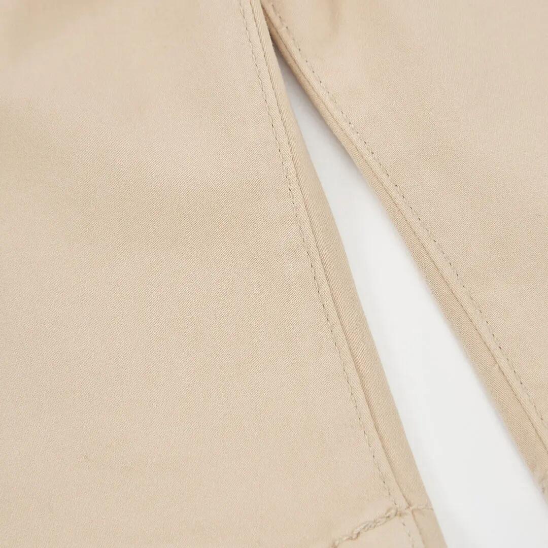 Pantalón satén niño beige elástico 4/4