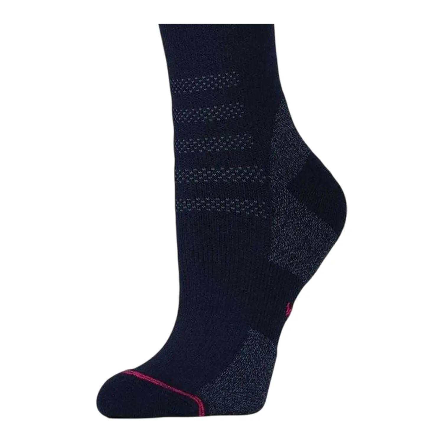 Calze A Compressione Adulto Unisex Weatherbeeta Blu Navy Rosa 3/3