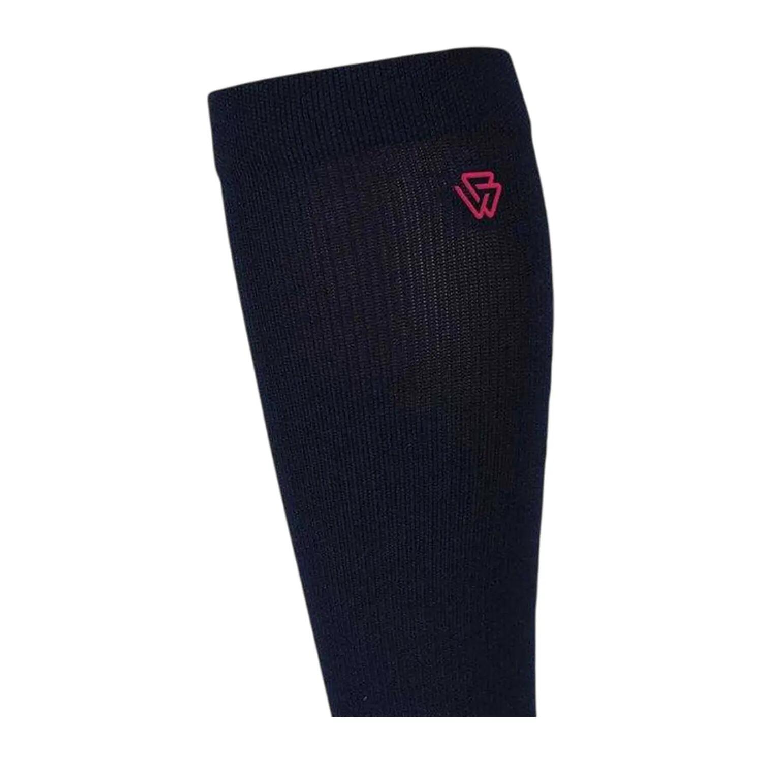 Calze A Compressione Adulto Unisex Weatherbeeta Blu Navy Rosa 2/3