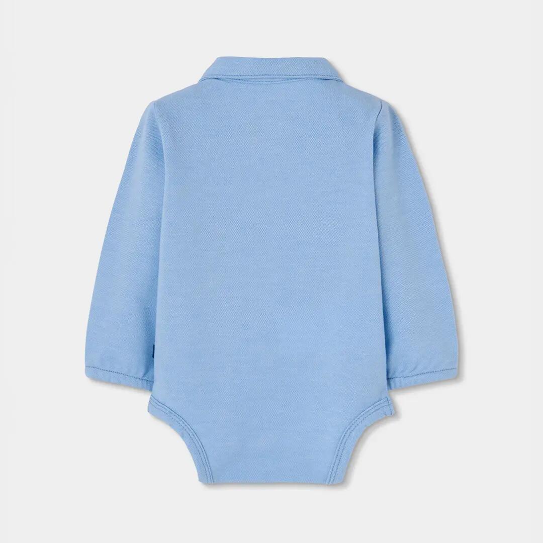 Conjunto punto bebé niño azul a cuadros 5/7