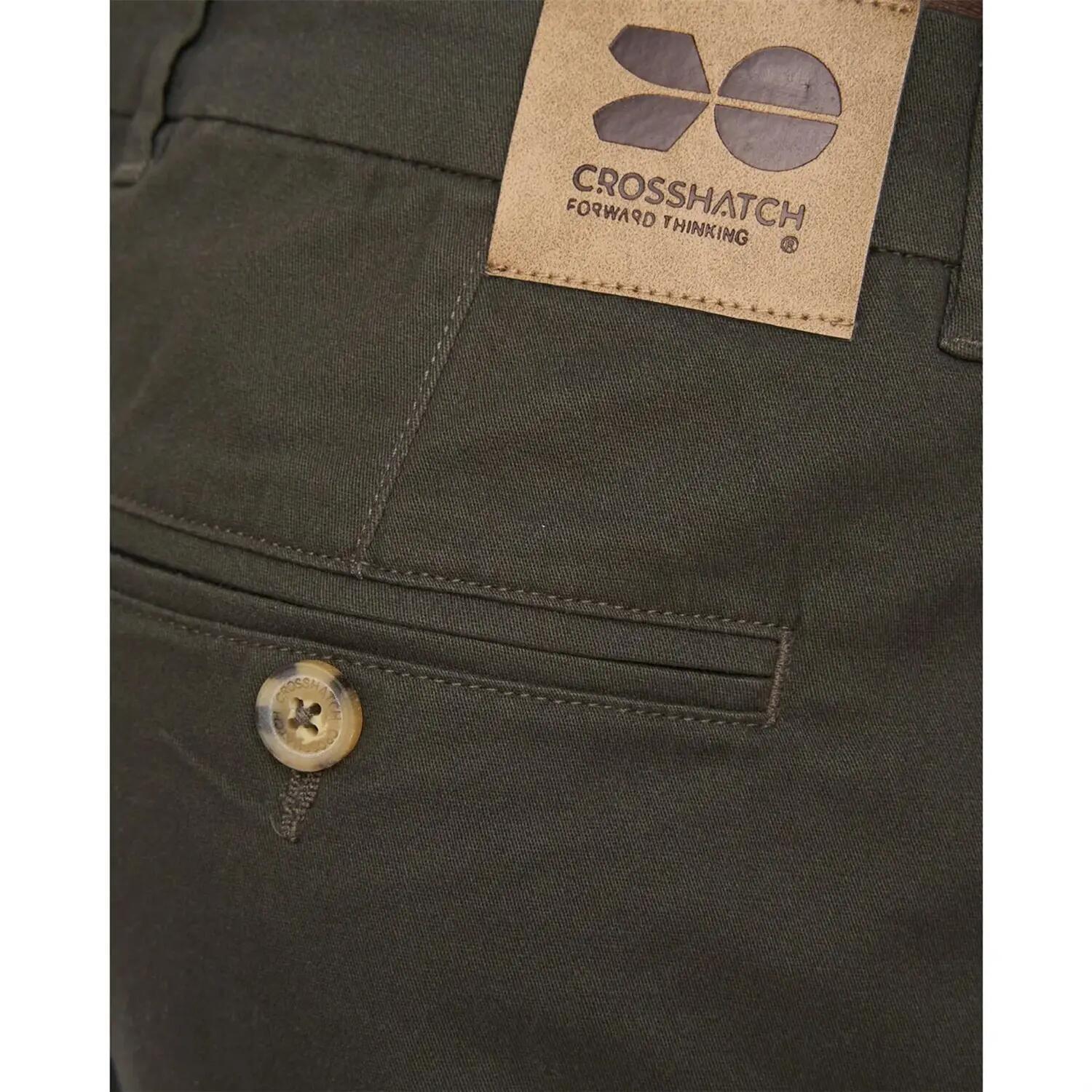 Pantalone Uomo Crosshatch Roysden Verde 4/4