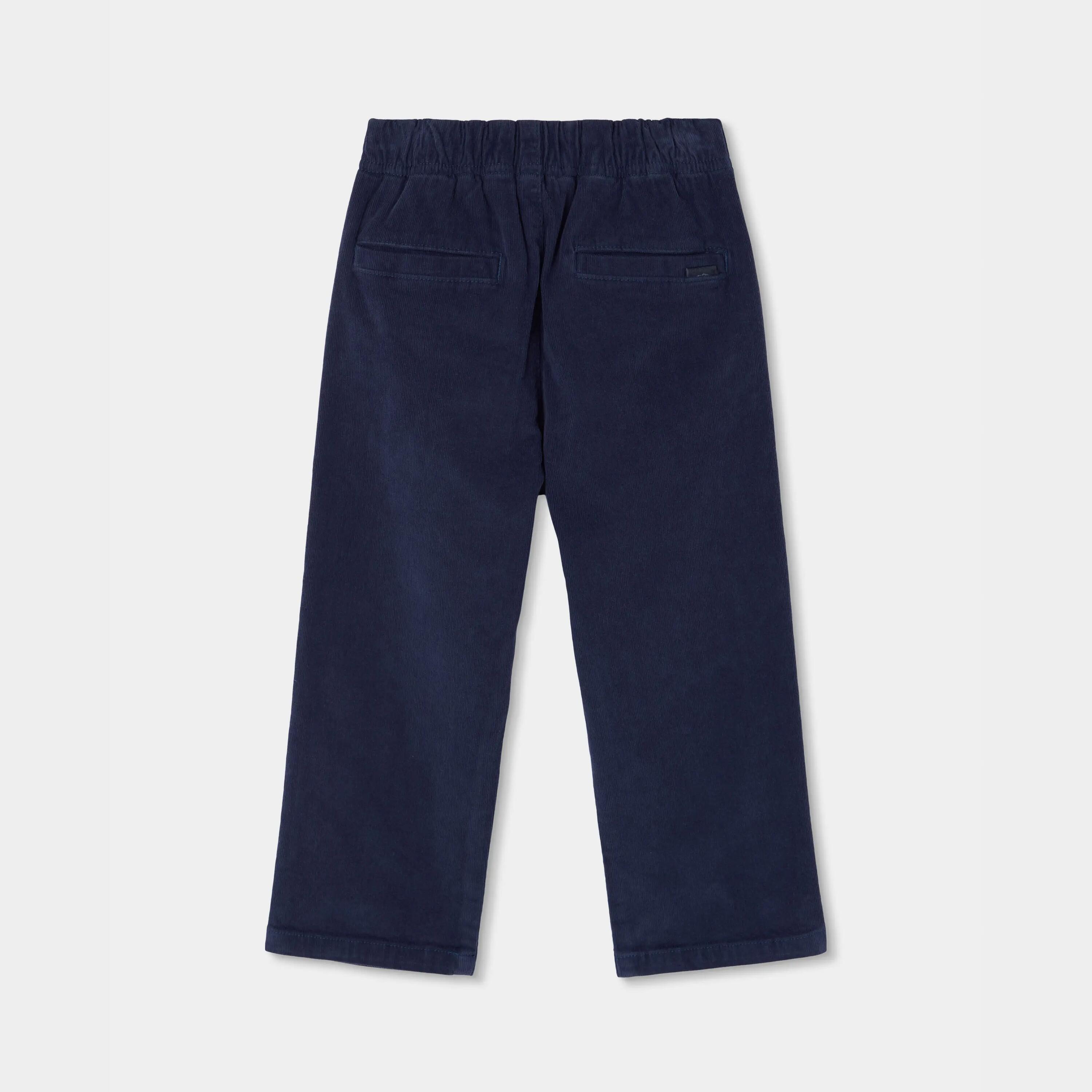 Pantalón pana niño azul marino 2/4