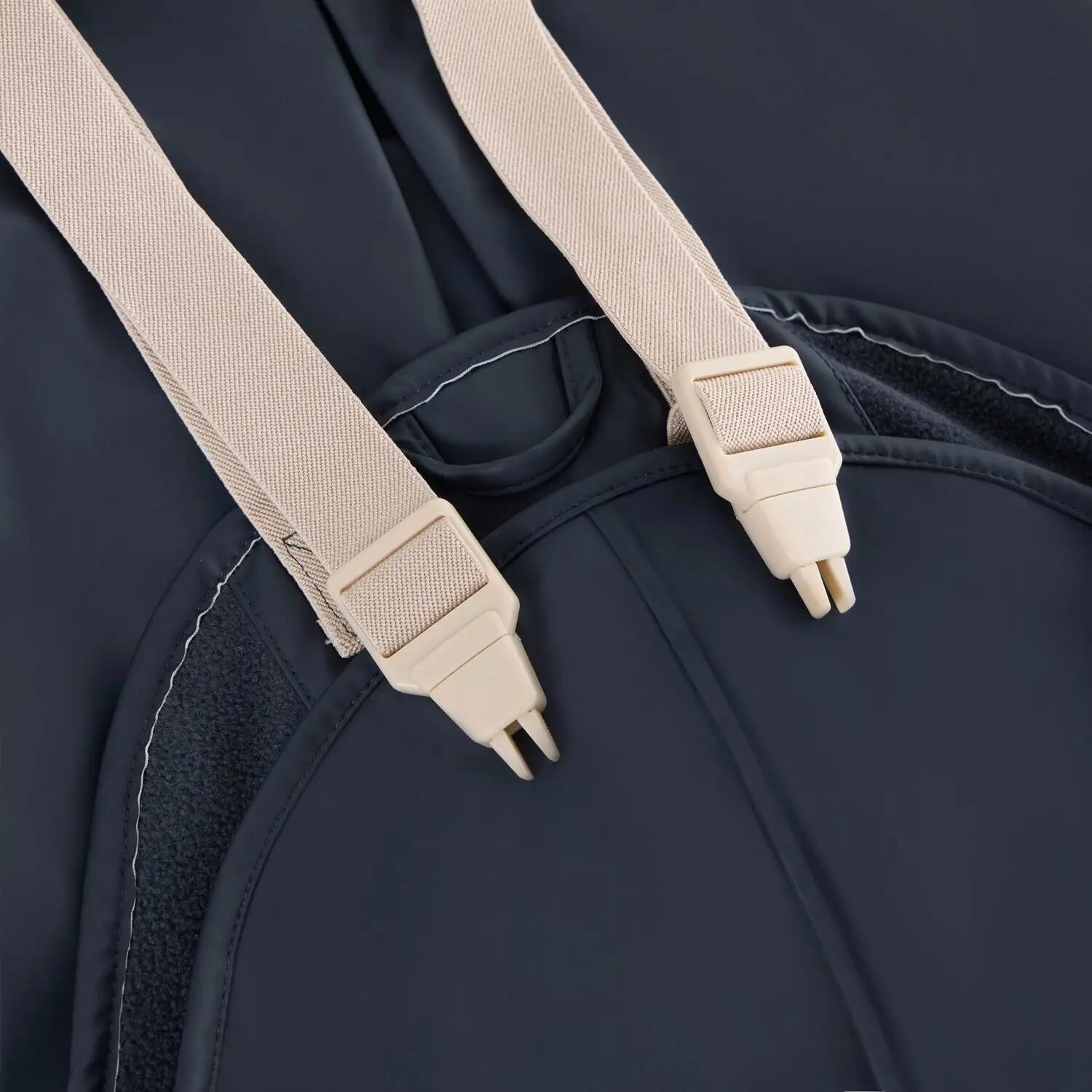 Ensemble de pluie doublé bleu marine 5/5
