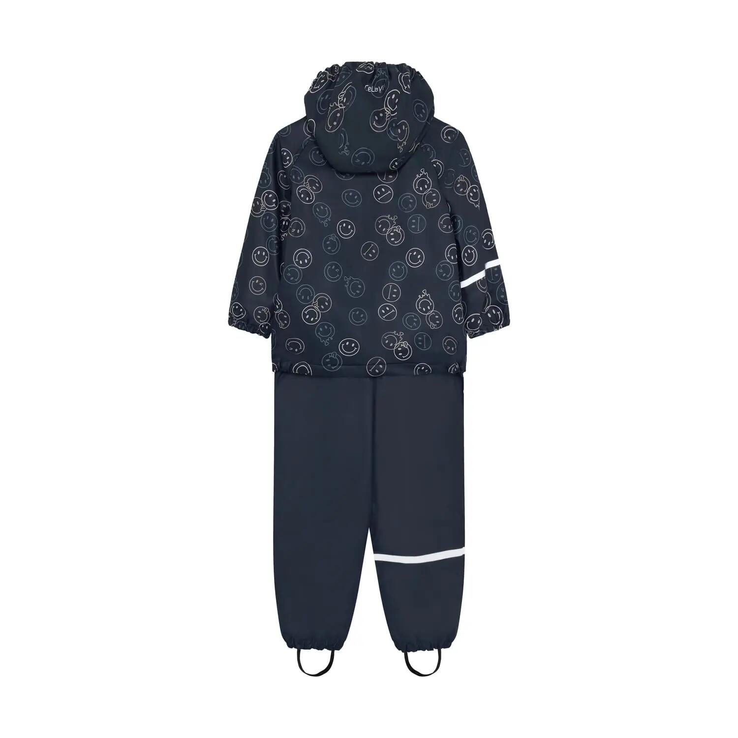 Ensemble de pluie doublé bleu marine 2/5