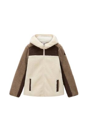 Polaire - Sportswear - Femme - Zippée, capuche - Turnage - tortora
