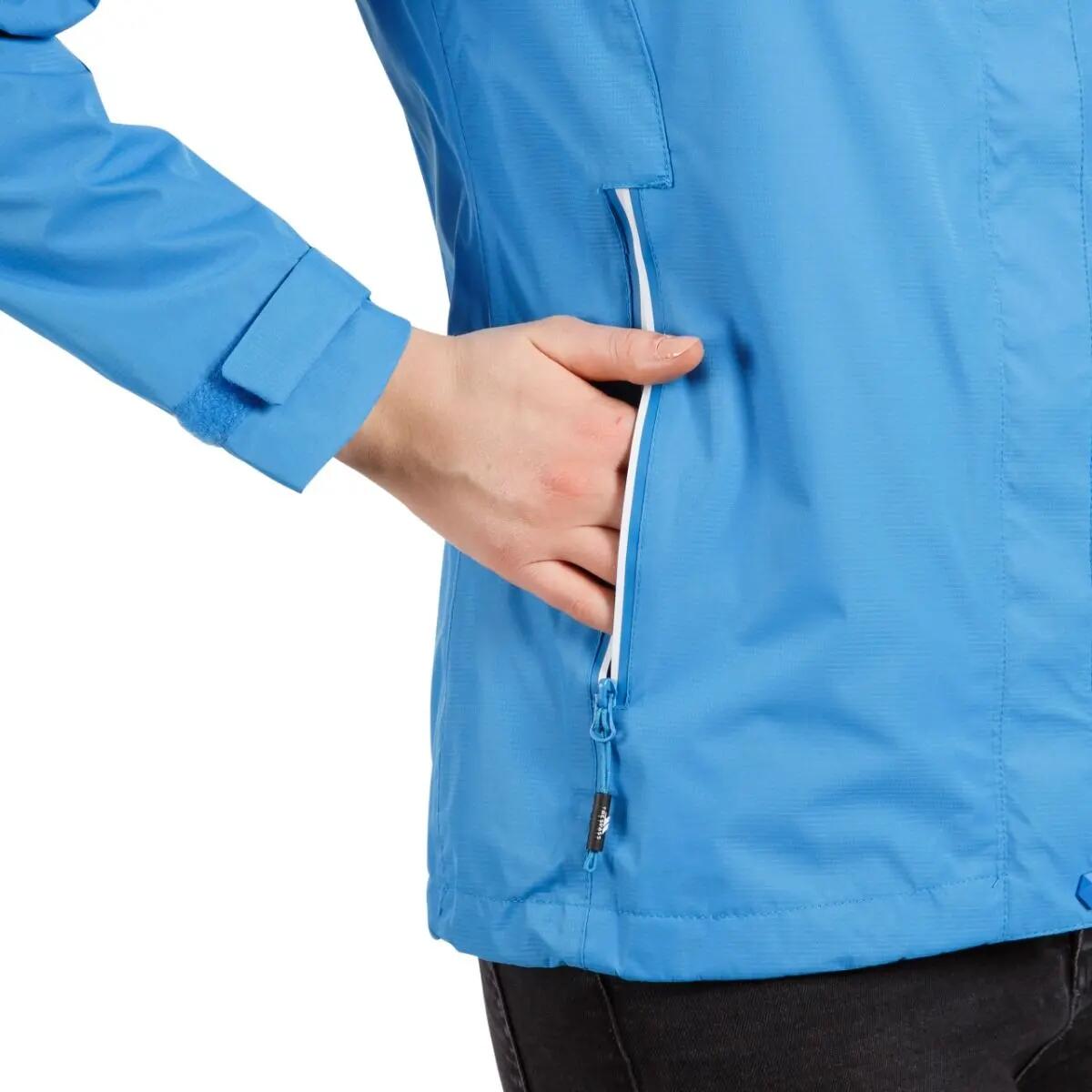 Giacca Impermeabile Donna Trespass Review Blu Vibrante 7/7