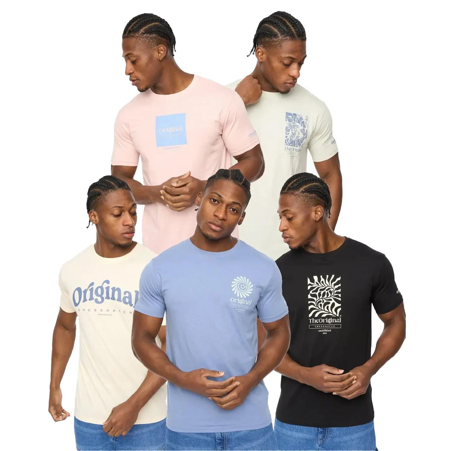 "Tranplex" TShirt für (5erPack) Herren Bunt 6/6