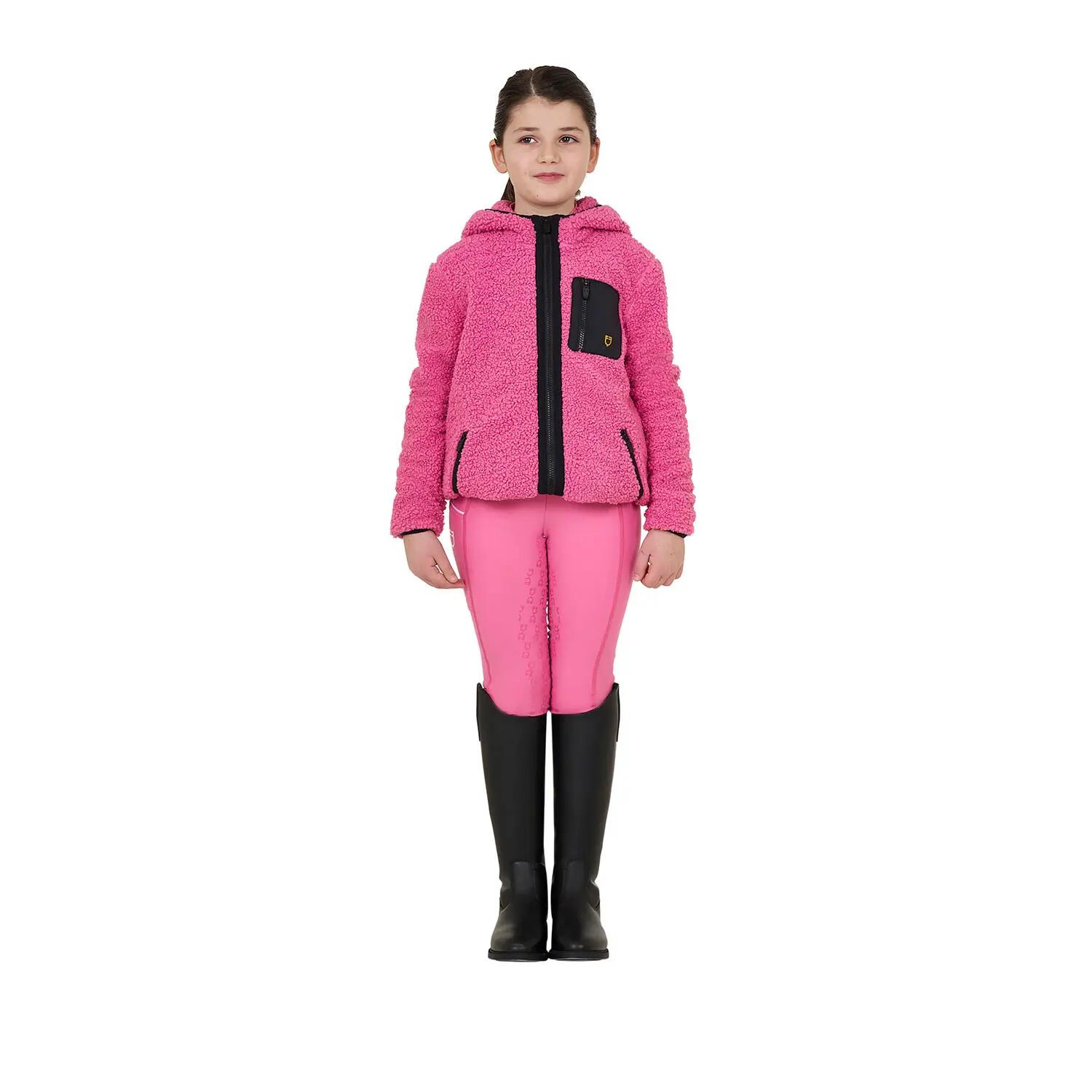 Sudadera polar de niña con cremallera frontal 6/6