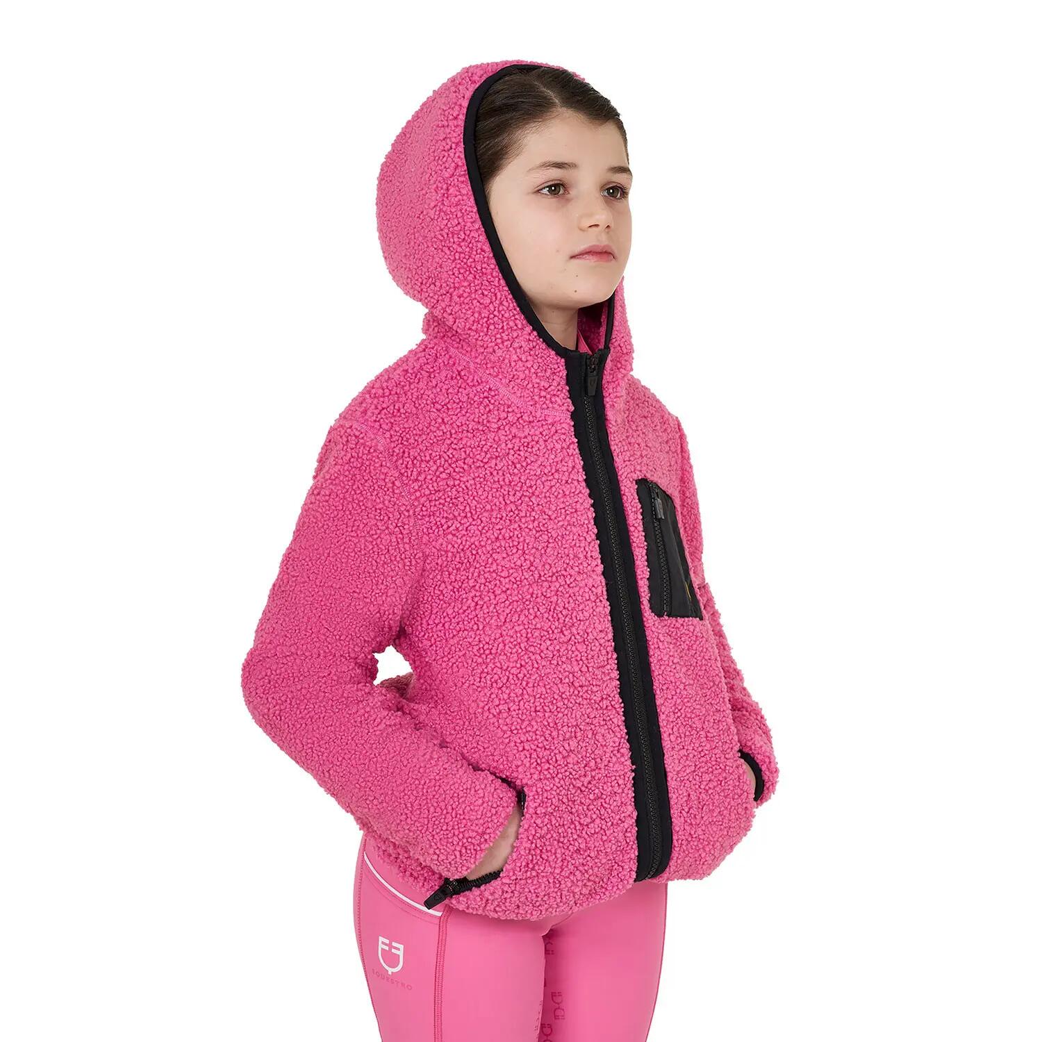 Sudadera polar de niña con cremallera frontal 5/6