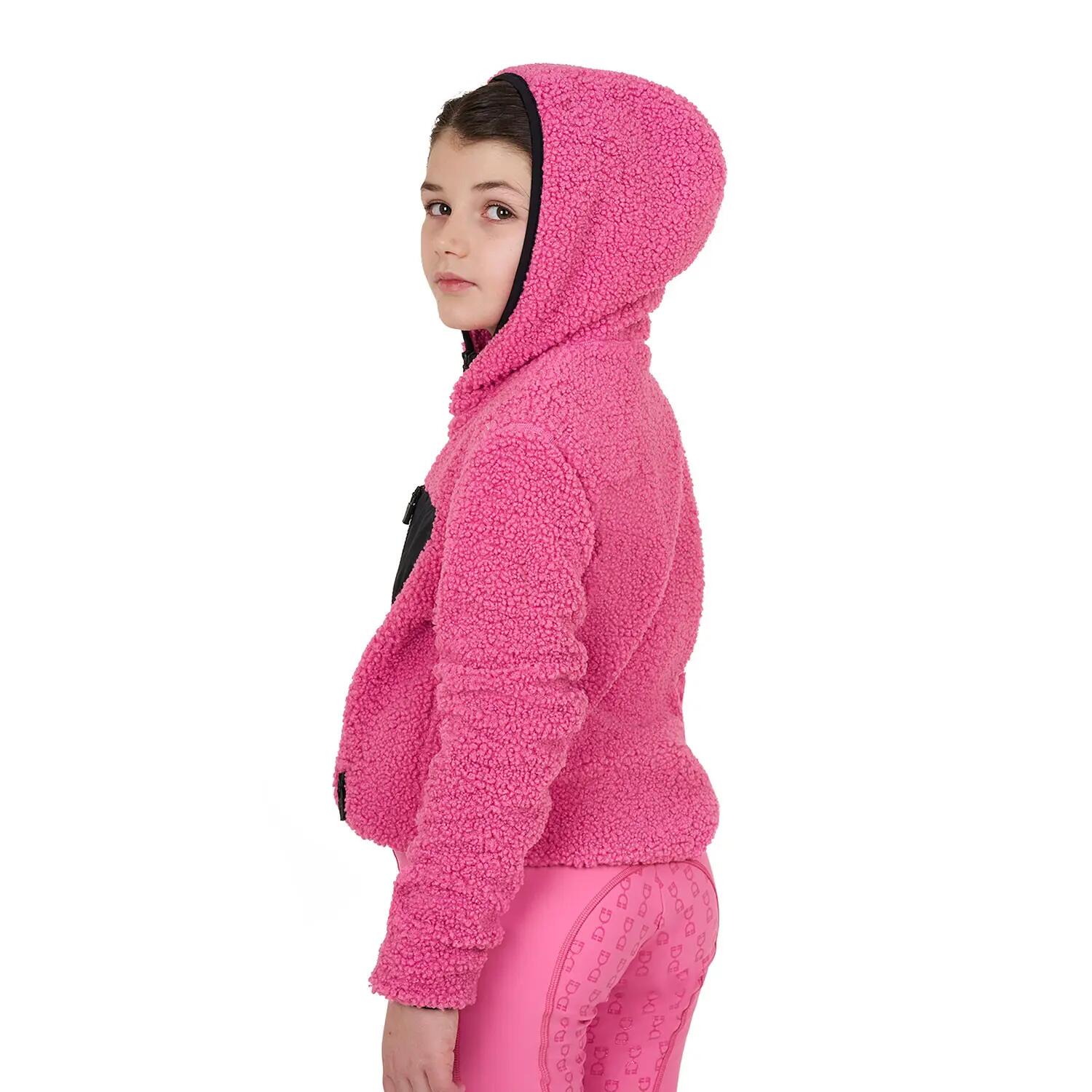 Sudadera polar de niña con cremallera frontal 2/6