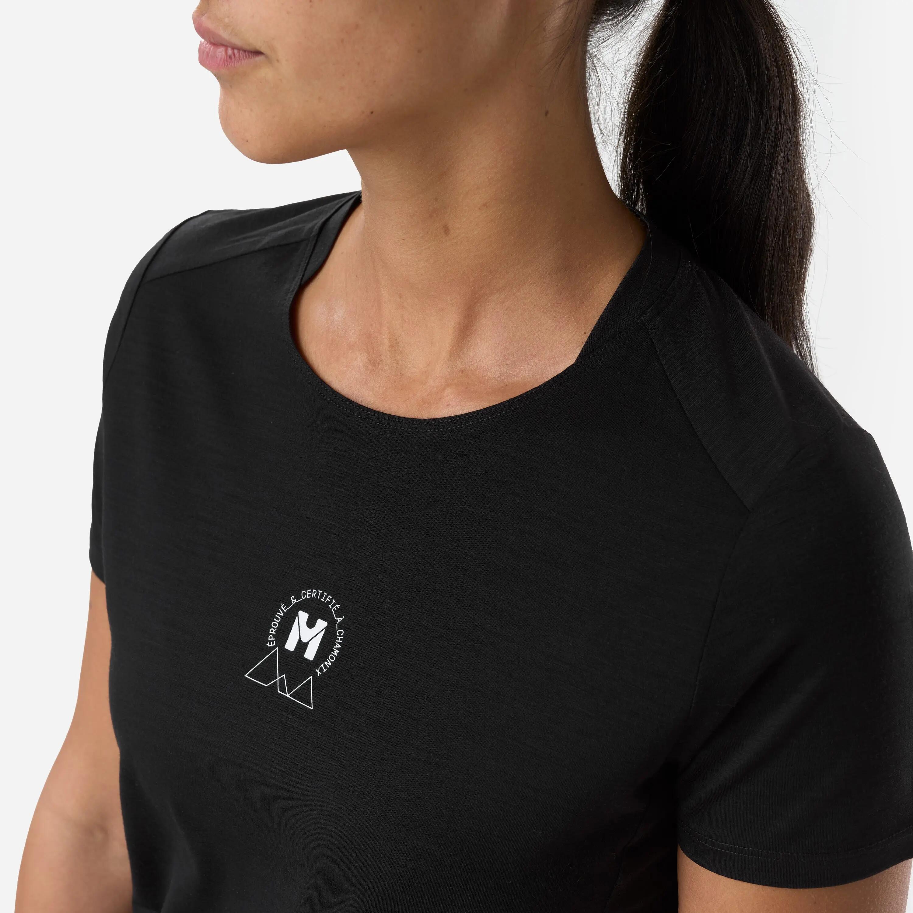 T-Shirt Randonnée - Trekking pour femme UBIC WOOL 5/5