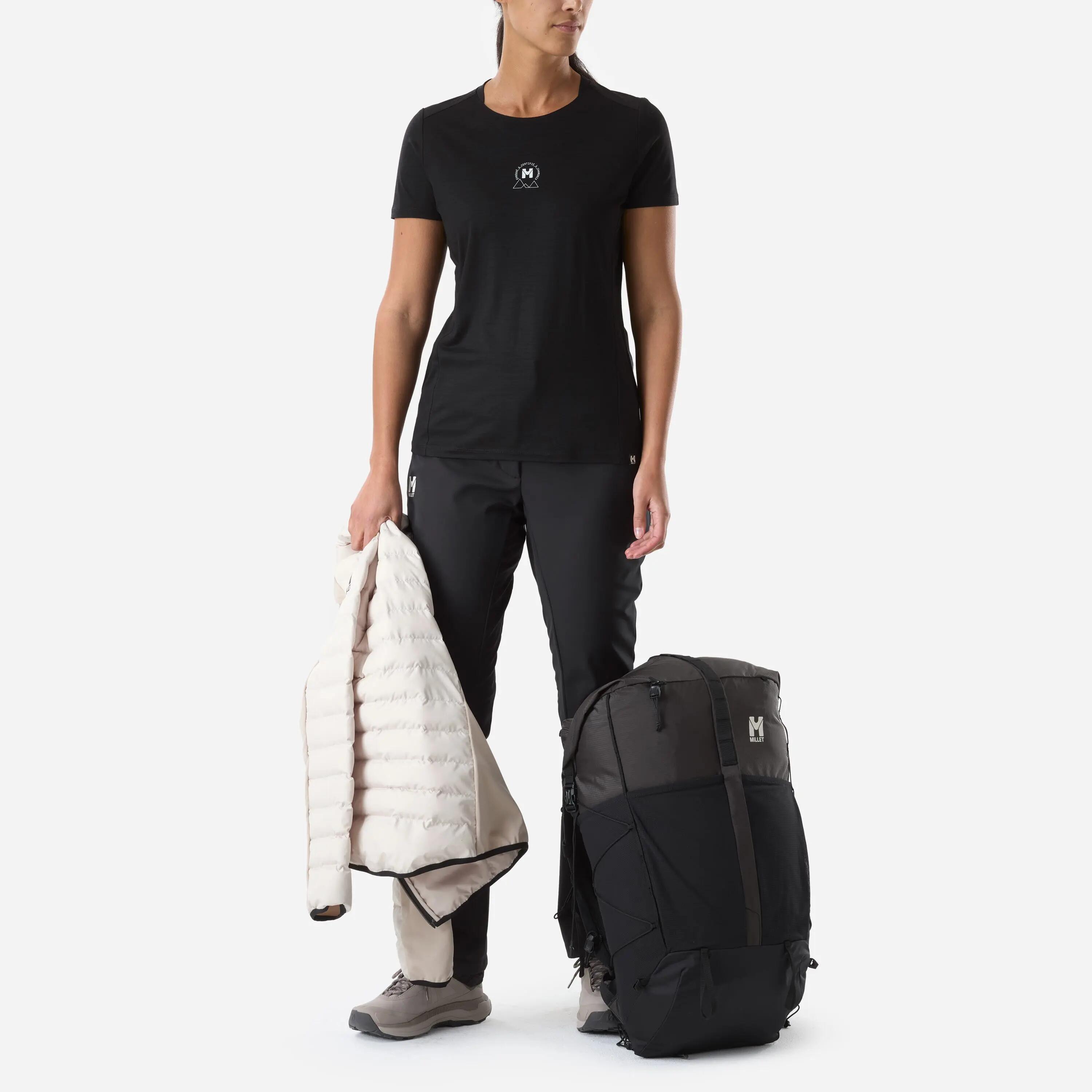 T-Shirt Randonnée - Trekking pour femme UBIC WOOL 2/5