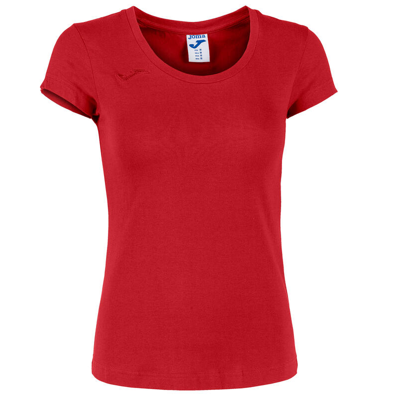 T-shirt manga curta Mulher Joma Verona vermelho