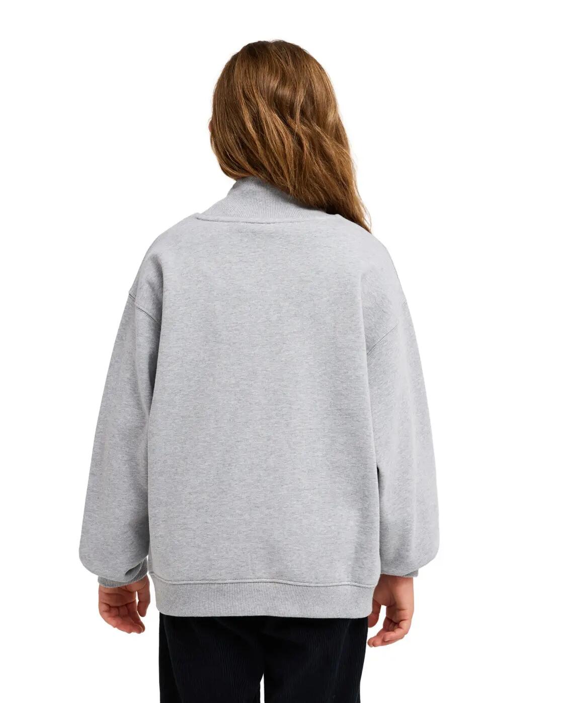 Sudadera de corte relajado BYE BYE RAIN Gris Niña 2/4