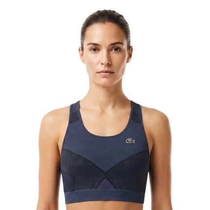 Lacoste Sport Nahtloser Sport-BH Damen Marineblau
