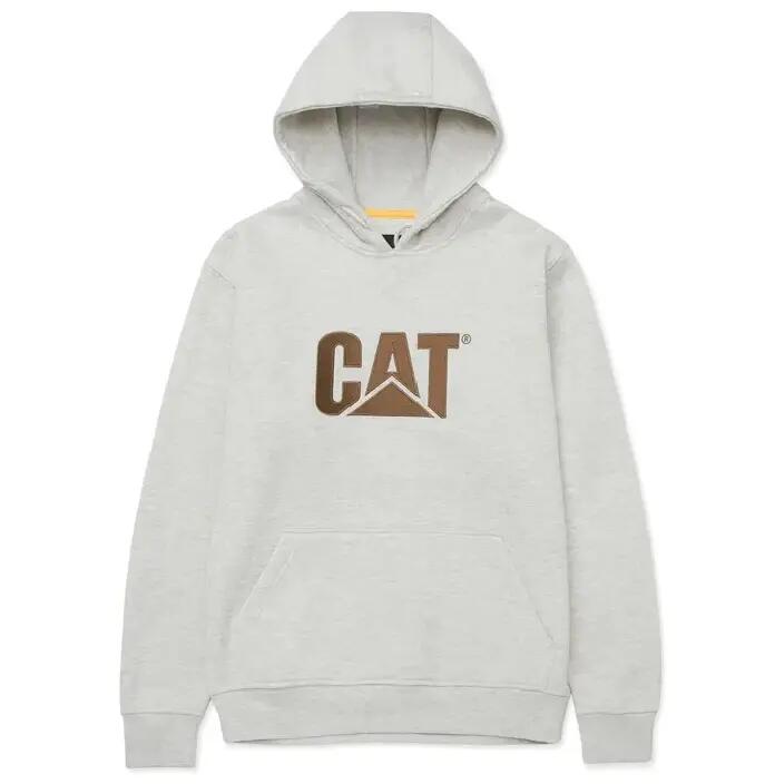 Caterpillar CAT Trademark Hooded Sweatshirt Uomo Crema XXL 1/1