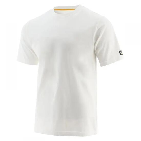 Caterpillar CAT Essential T-shirt homme col rond Weiß XXL