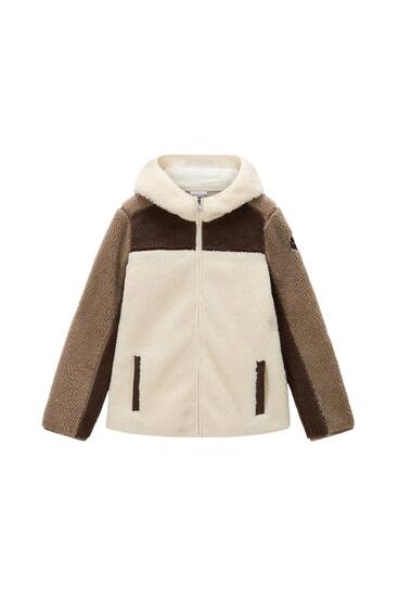 Polaire - Sportswear - Femme - Zippée, capuche - Turnage - tortora