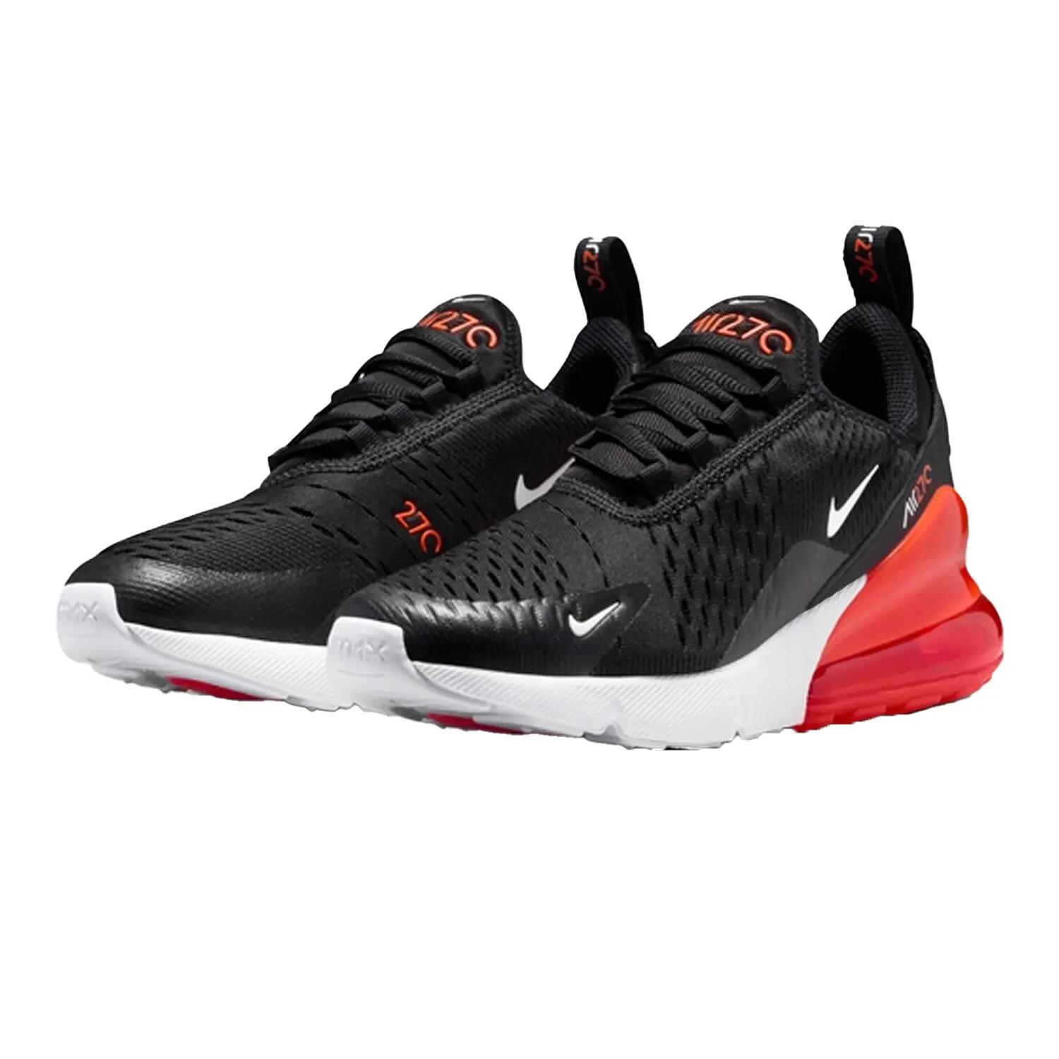 Scarpe Sportive SwooshBambini Nike Air Max 270 React Nero Rosso 4/4