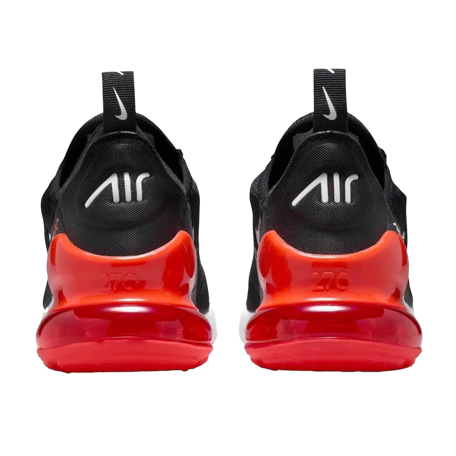 Scarpe Sportive SwooshBambini Nike Air Max 270 React Nero Rosso 2/4