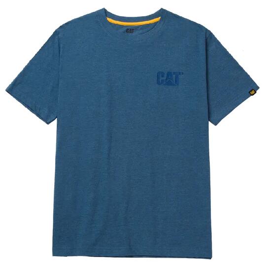 Caterpillar CAT Trademark Tee T-Shirt Homme Real Teal XXL