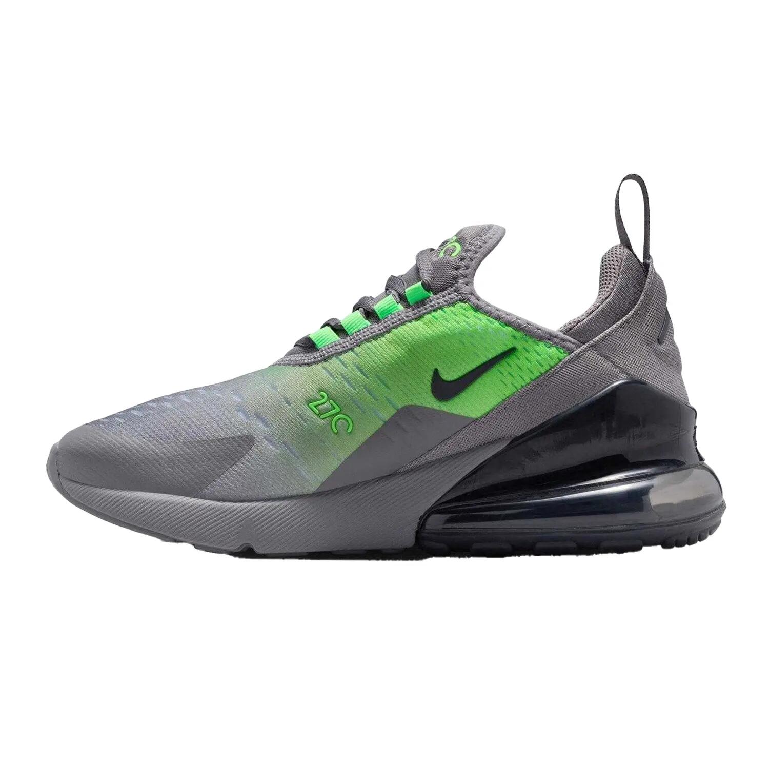 Scarpe Sportive SwooshBambini Nike Air Max 270 React Grigio Volt 3/3