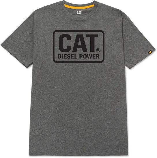 Caterpillar Diesel Power T-shirt homme Heather Grey Yellow L