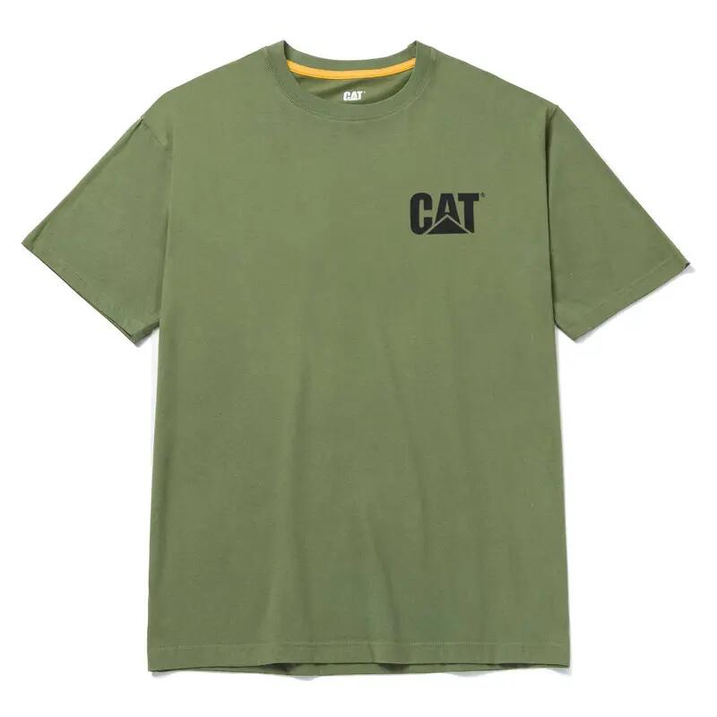 Caterpillar CAT Trademark Tee T-Shirt Uomo Chive XS 1/1