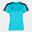 Maillot manches courtes Fille Joma Academy iii turquoise bleu marine