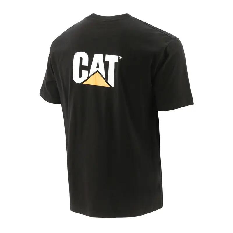 Caterpillar CAT Trademark Tee T-Shirt Homme Noir XS 2/2